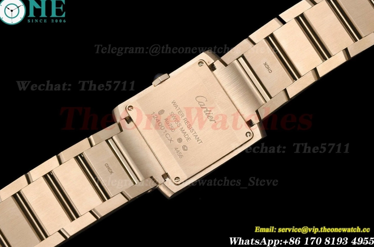 8848F 27mm Quartz Silver Tank RG RG Française Dial 0307